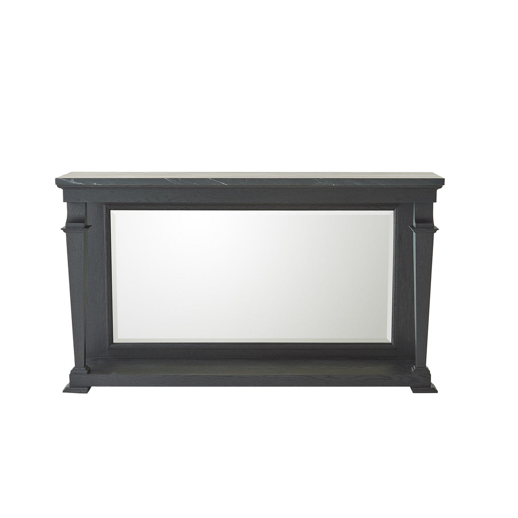 Global Views Blackened Oak Josephine Console