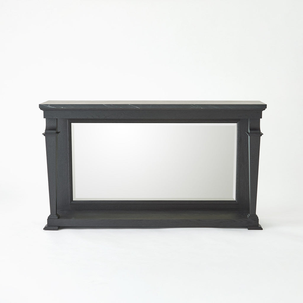 Global Views Blackened Oak Josephine Console