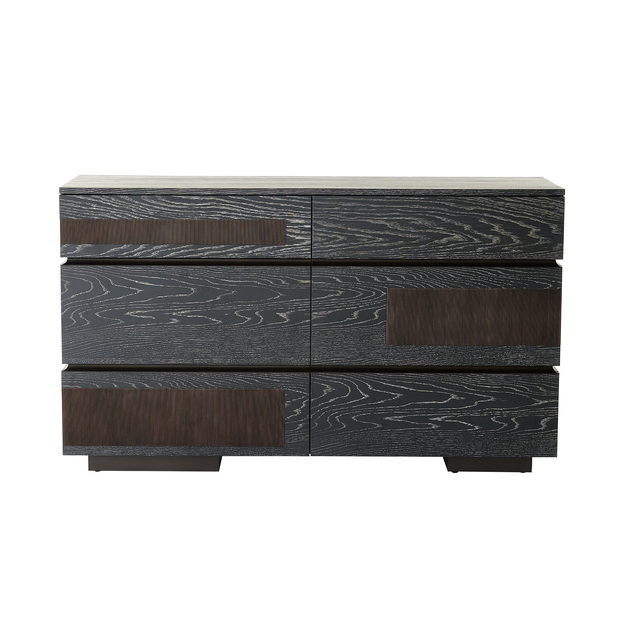 Global Views Black Cerused Oak Brazil Dresser