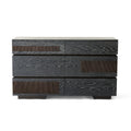 Global Views Black Cerused Oak Brazil Dresser