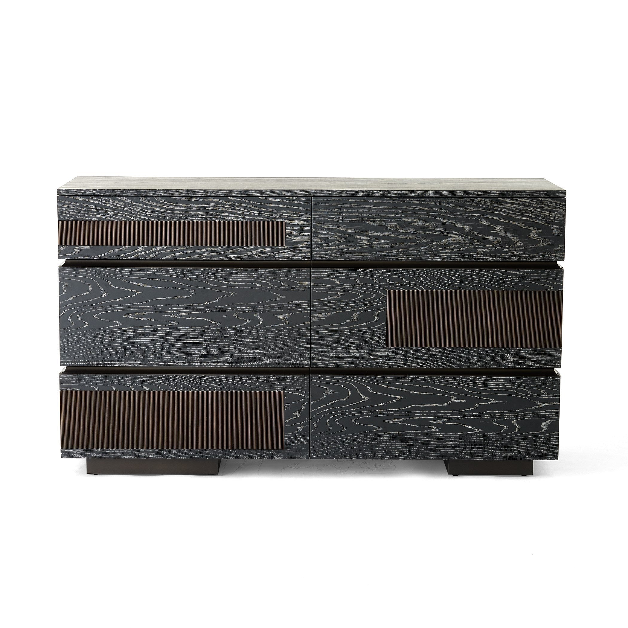 Global Views Black Cerused Oak Brazil Dresser
