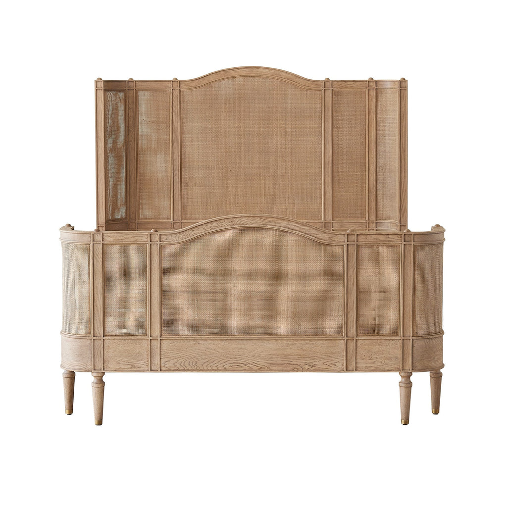 Global Views Blackened Josephine Oak Bed