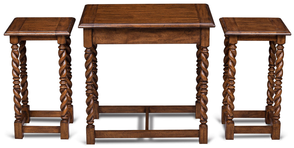 Maitland Smith Serpentine Nesting Tables (SH07-121304)