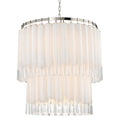 Tyrell 13-Light Chandelier in Polished Nickel 31L x 31W x 36.5H