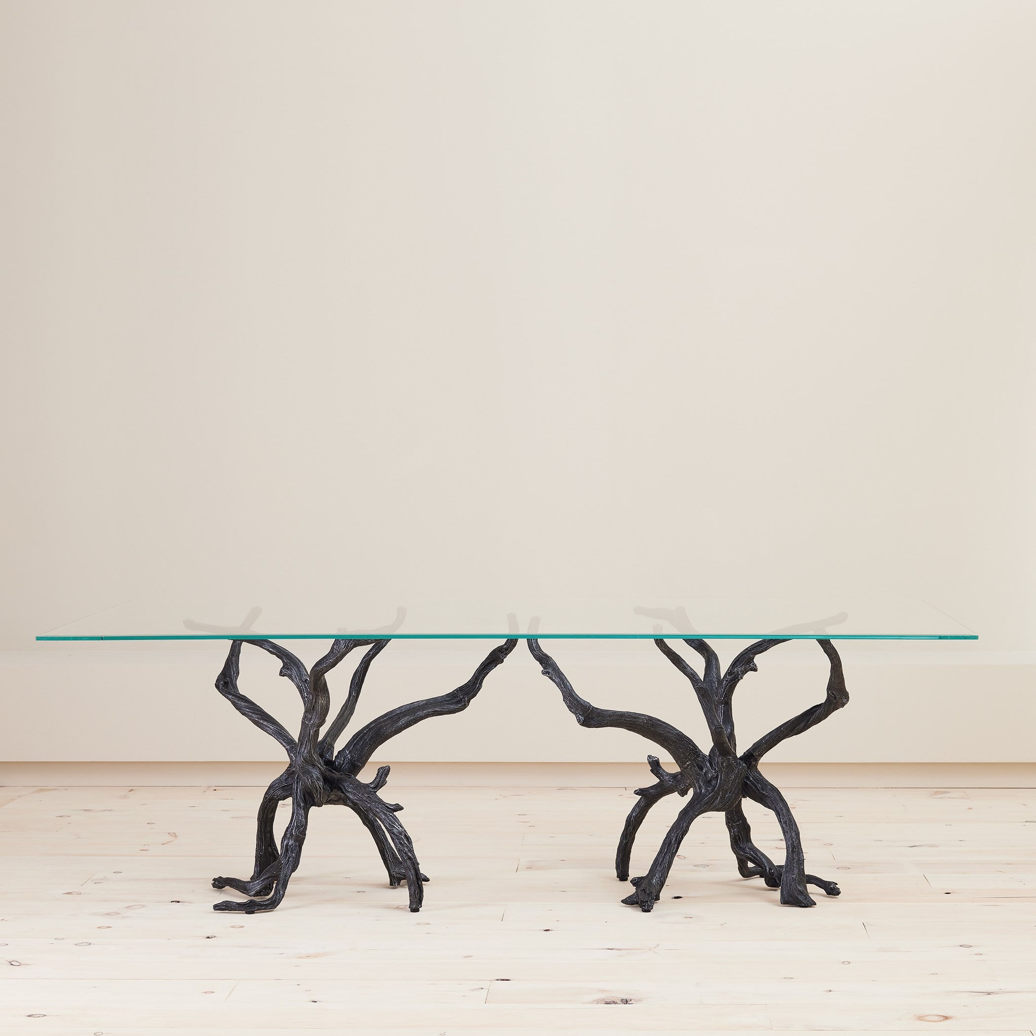 Global Views Natural Iron Monterey Rectangle Dining Table
