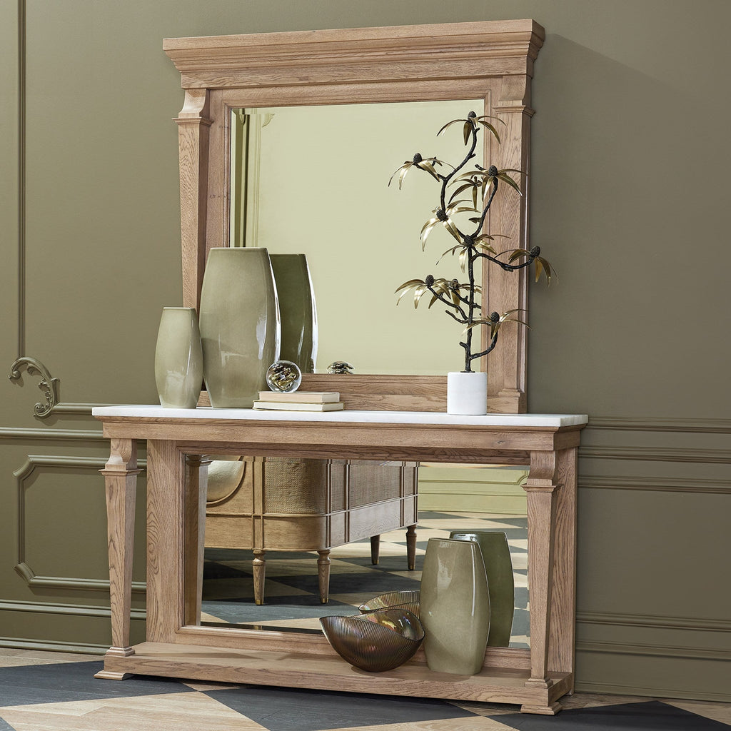 Global Views Blackened Oak Josephine Console
