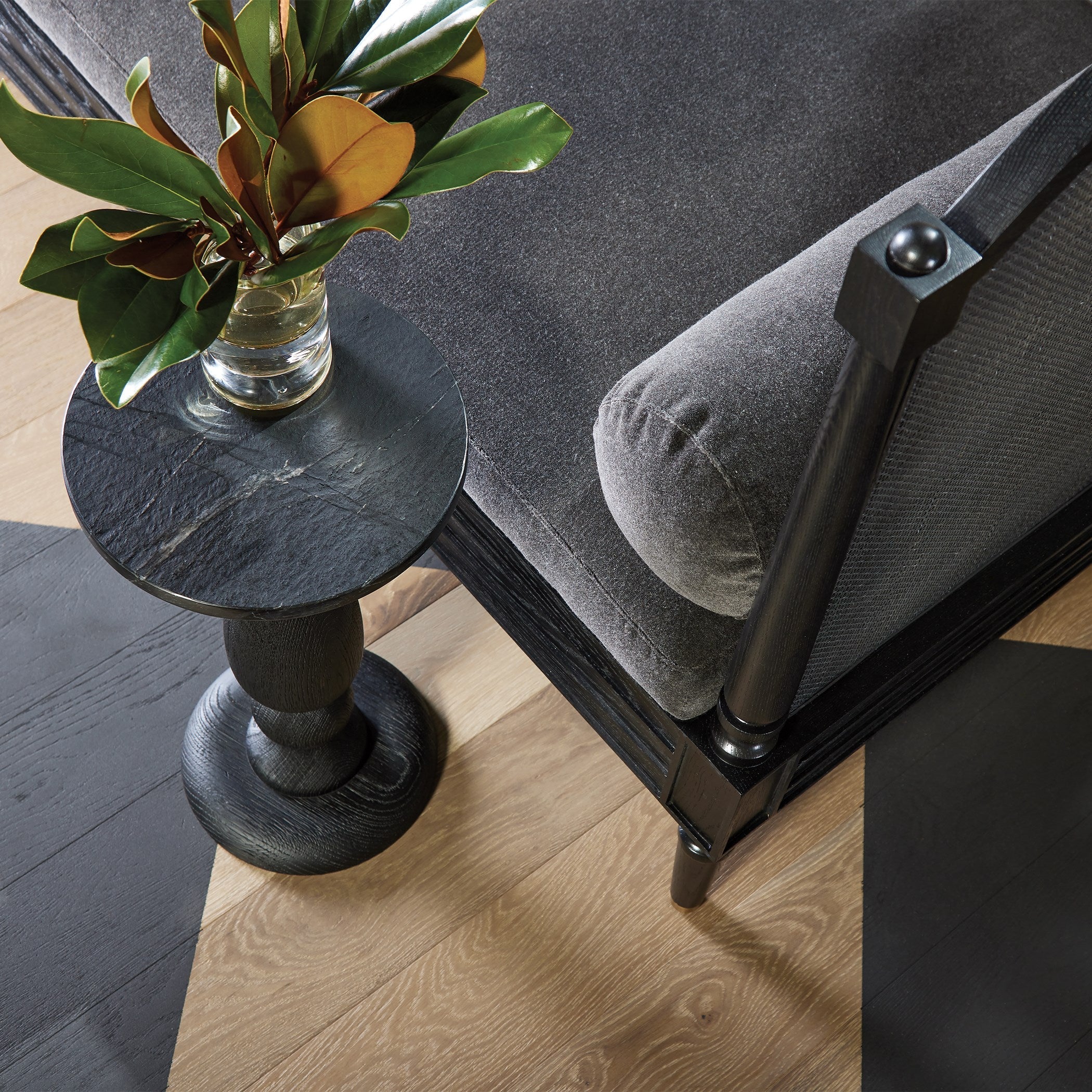 Global Views Blackened Oak Josephine Daybed