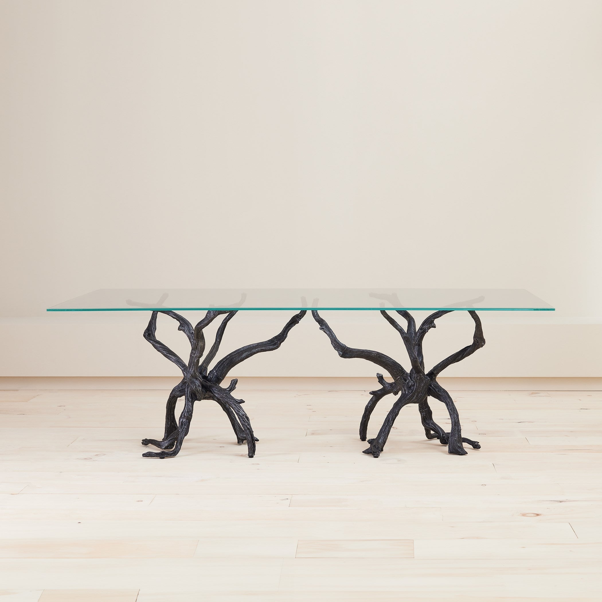 Global Views Natural Iron Monterey Rectangle Dining Table