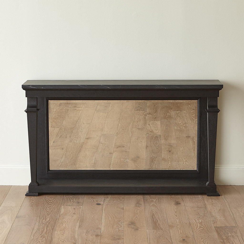 Global Views Blackened Oak Josephine Console