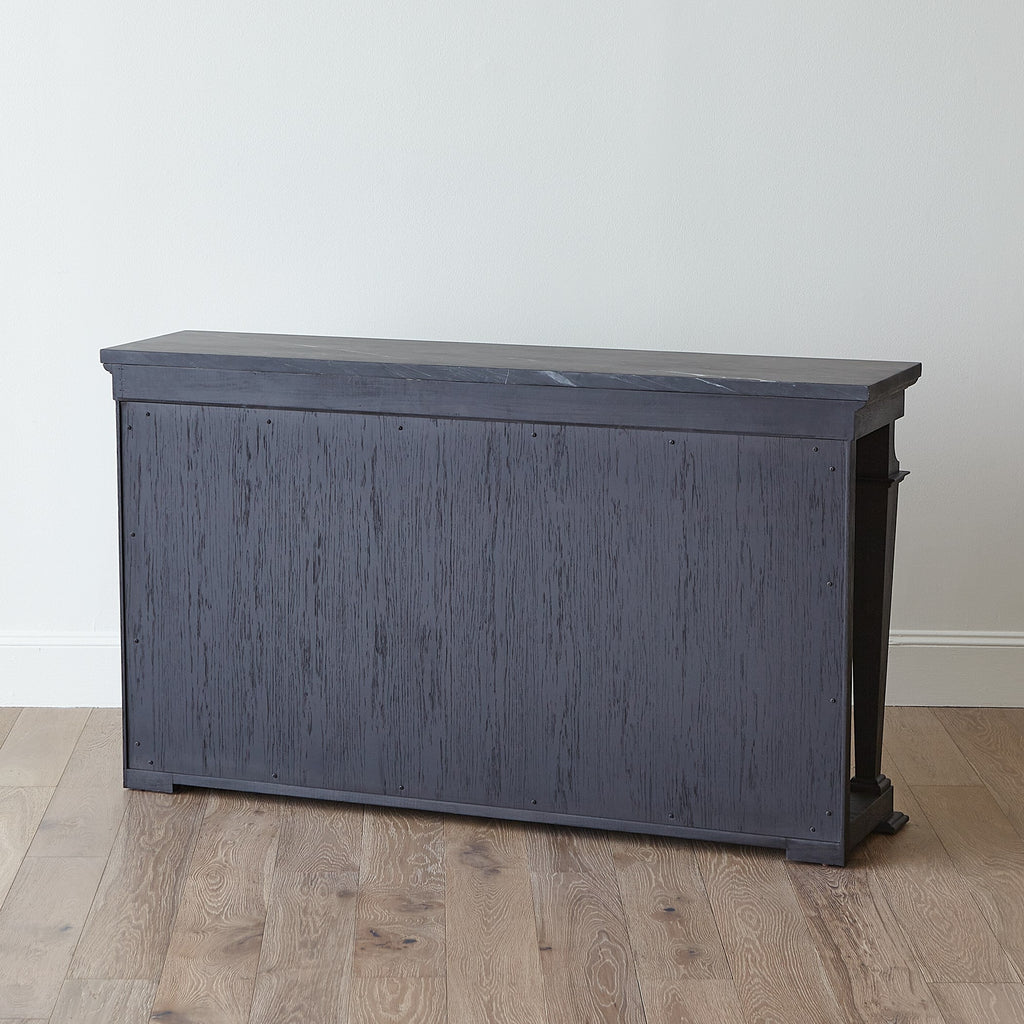Global Views Blackened Oak Josephine Console