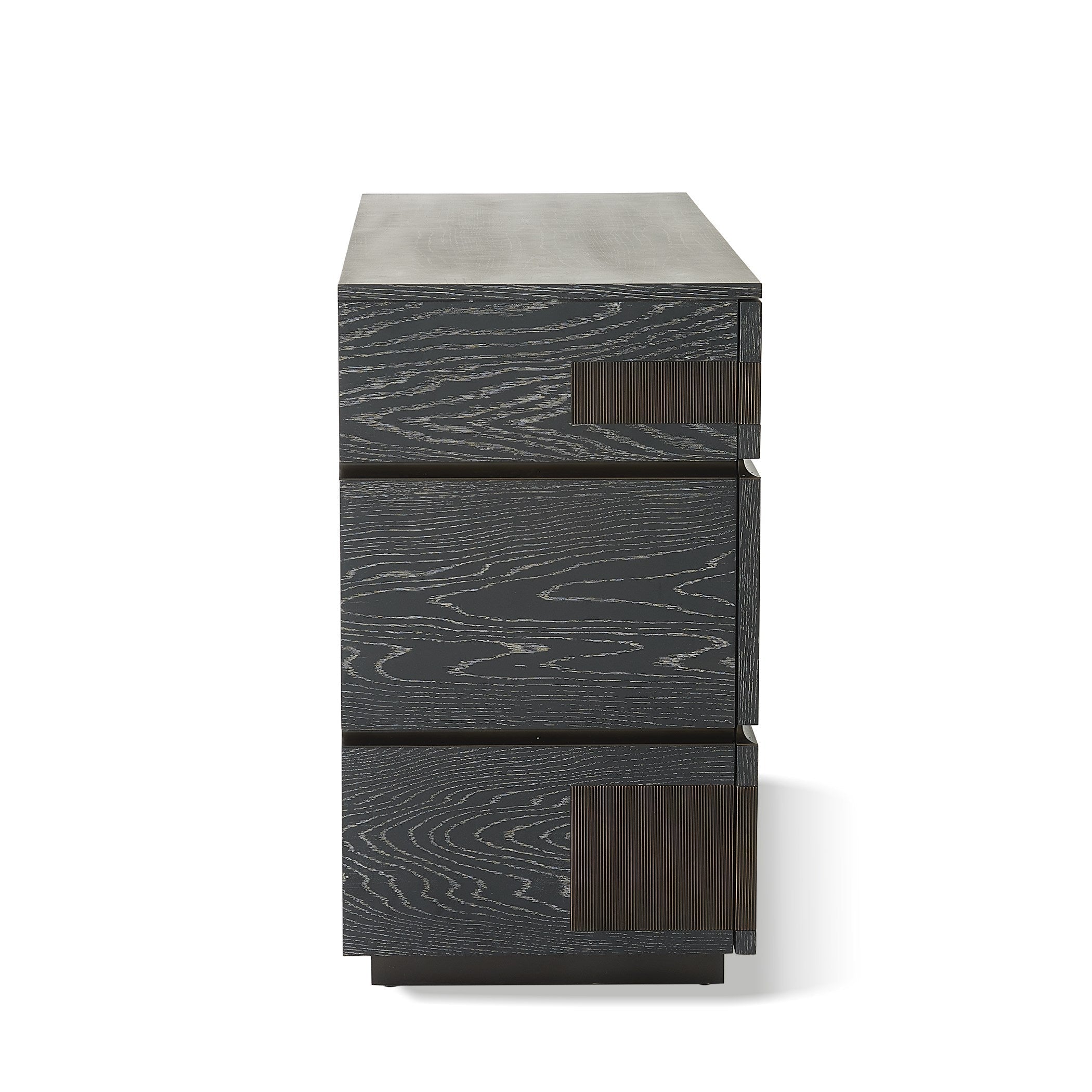 Global Views Black Cerused Oak Brazil Dresser