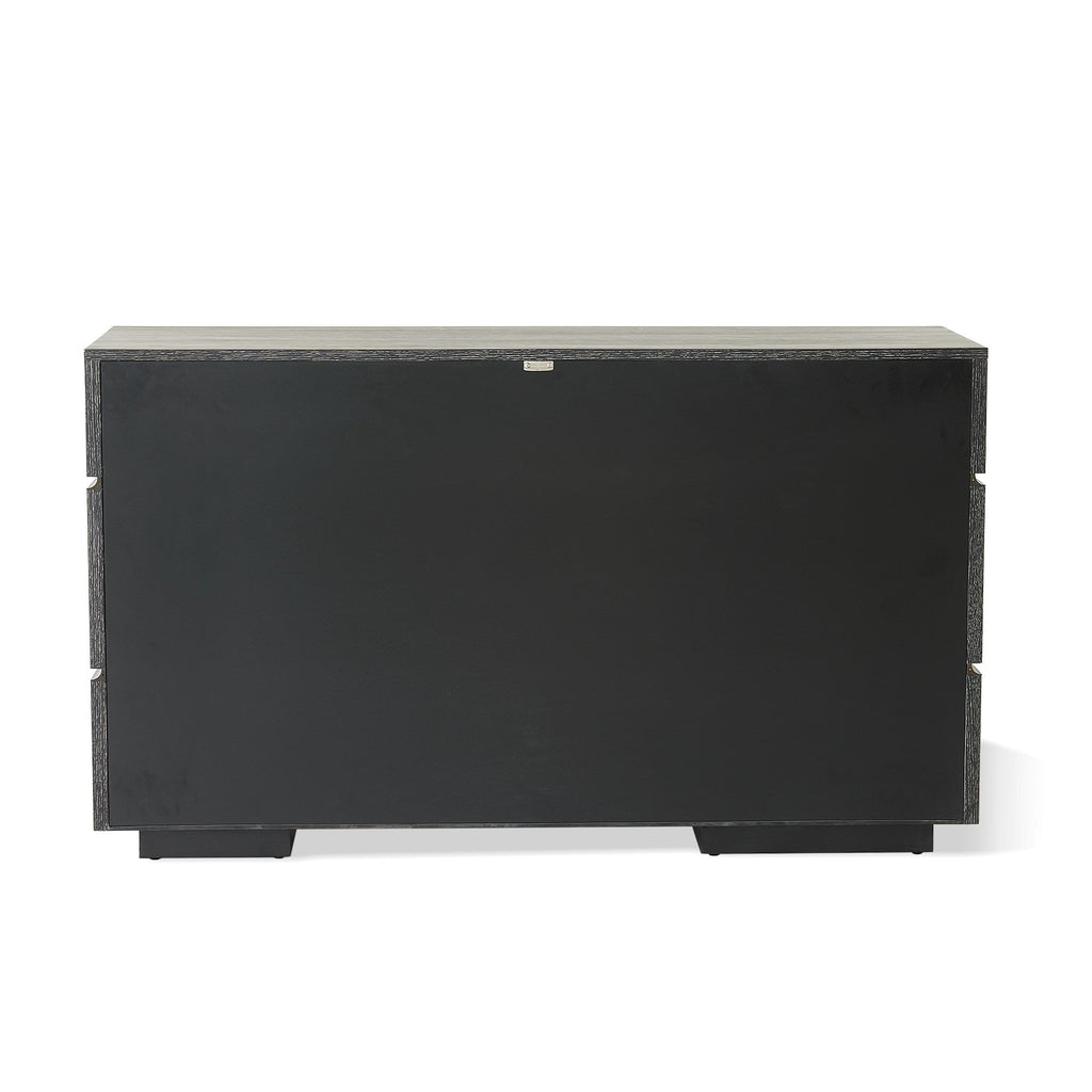Global Views Black Cerused Oak Brazil Dresser