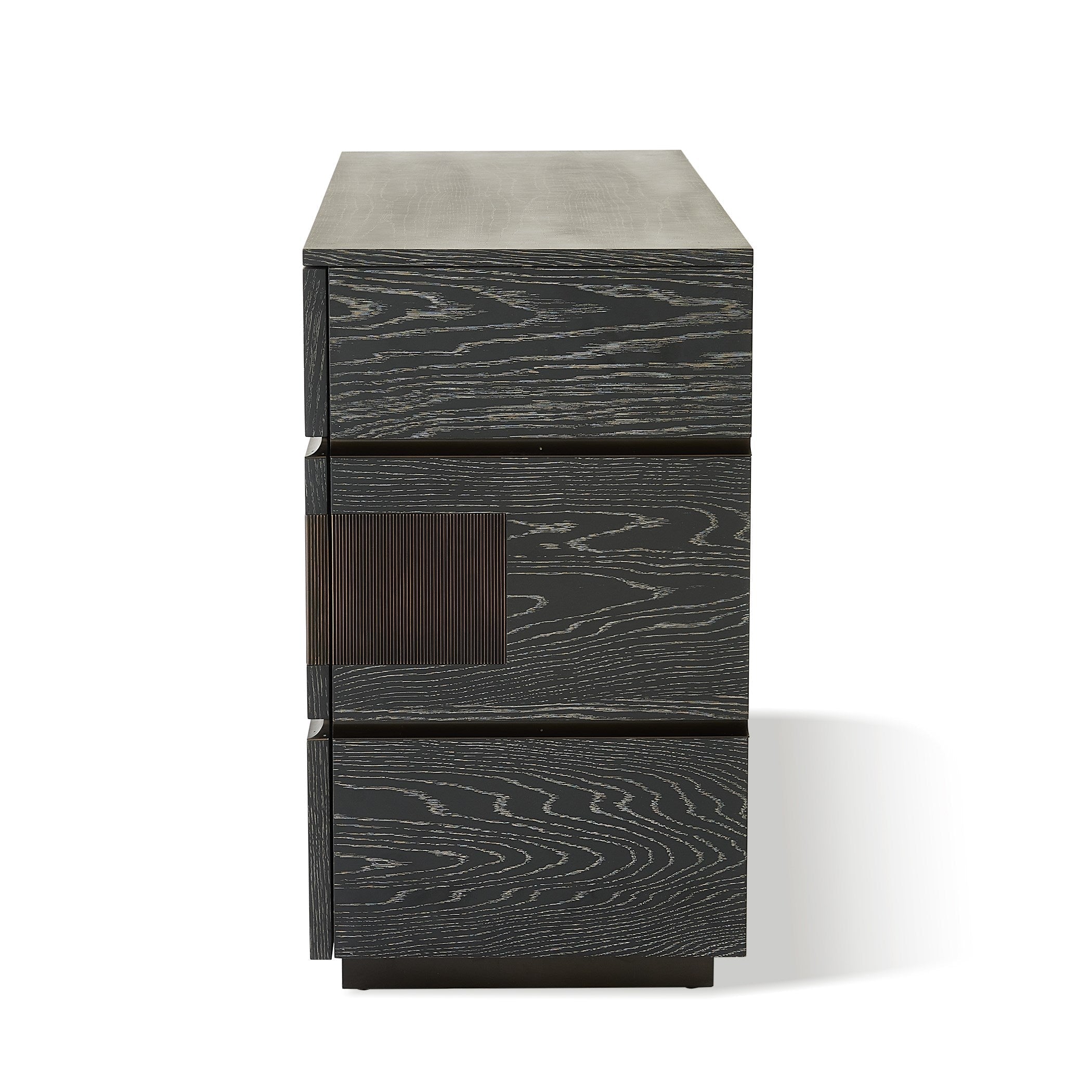 Global Views Black Cerused Oak Brazil Dresser