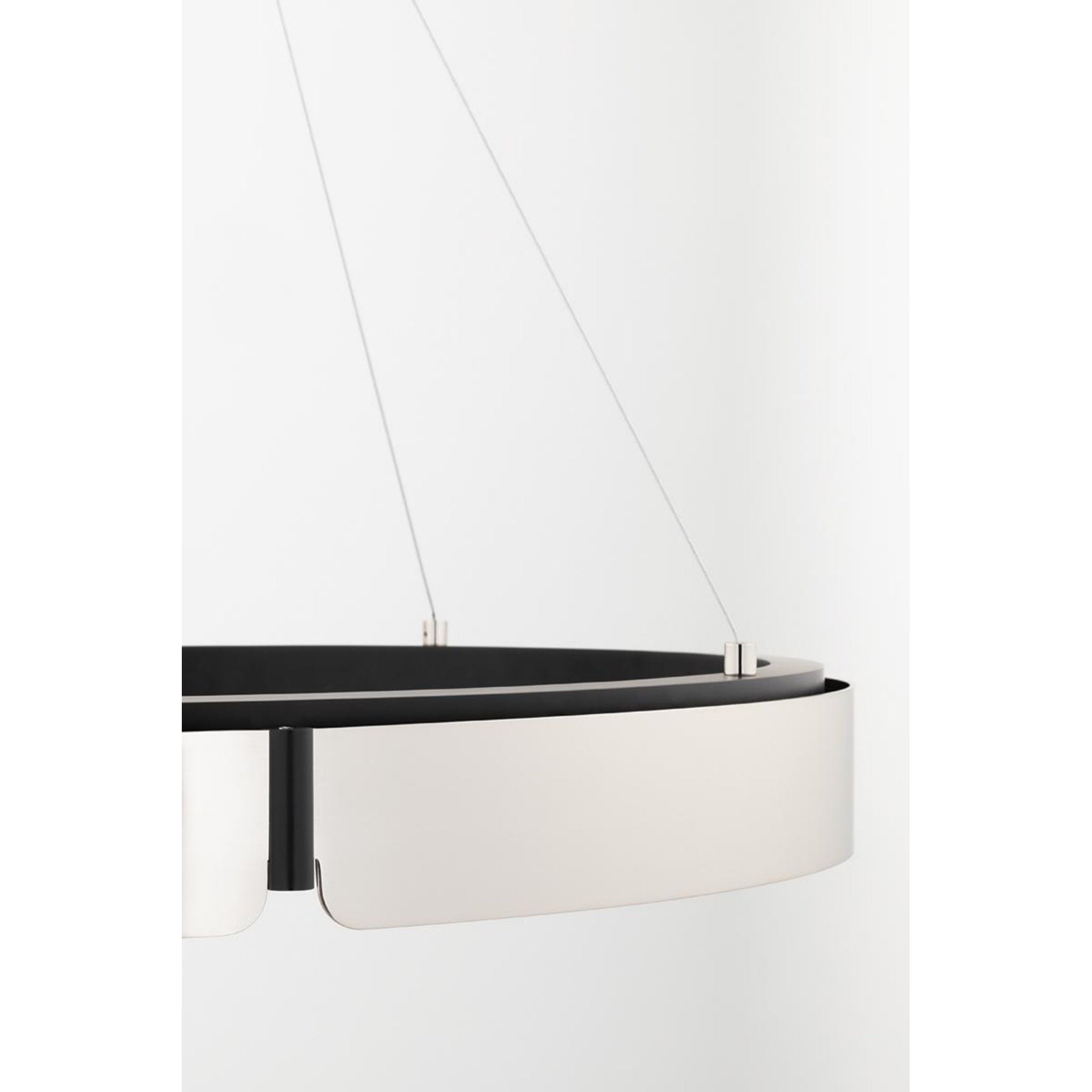 Tribeca 0-Light Chandelier in Aged Brass/Black 32.75L x 32.75W x 5H