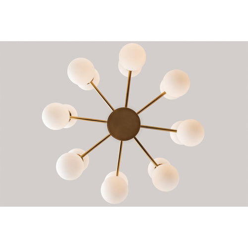Astoria 16-Light Chandelier in Aged Brass 27L x 27W x 13.5H