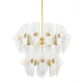Hilo 20-Light Chandelier in Aged Brass 30.75L x 30.75W x 24.5H