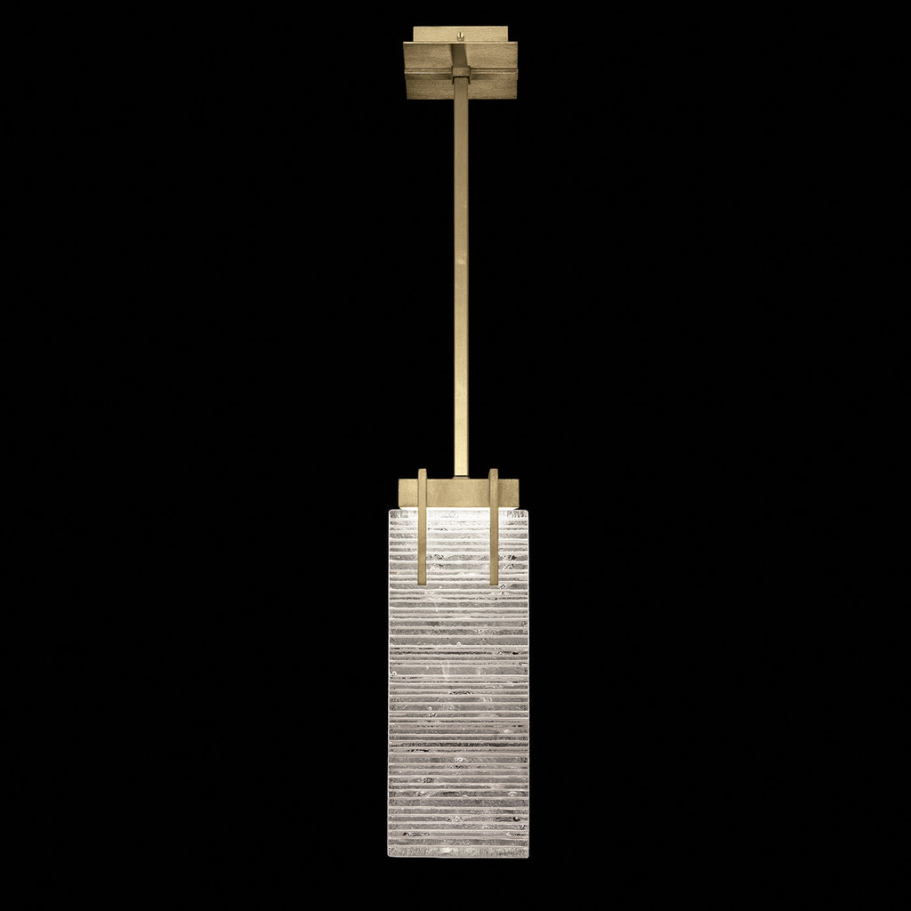 Fine Art Terra 7.75" Tall Rectangular Pendant