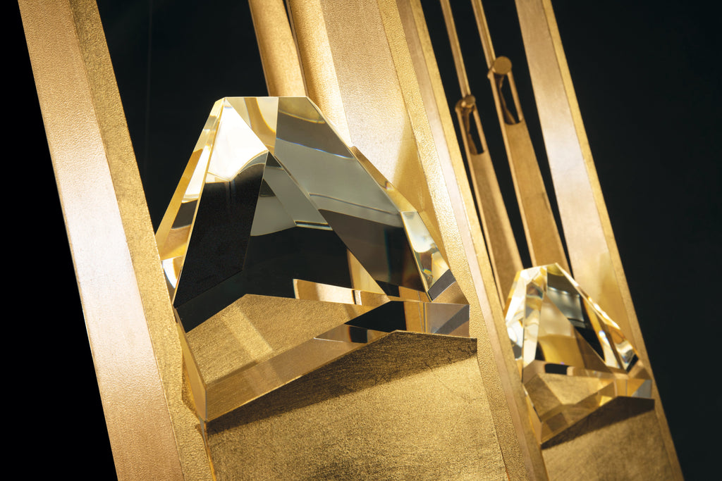 Fine Art Strata 50" Five Drop Linear Pendant