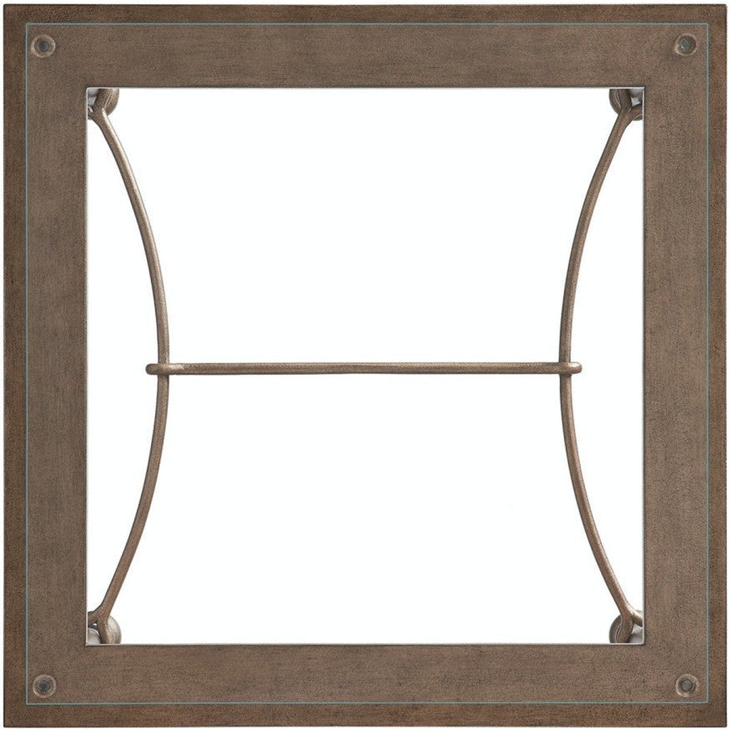 Barclay Butera Laguna Bluff Metal And Glass End Table