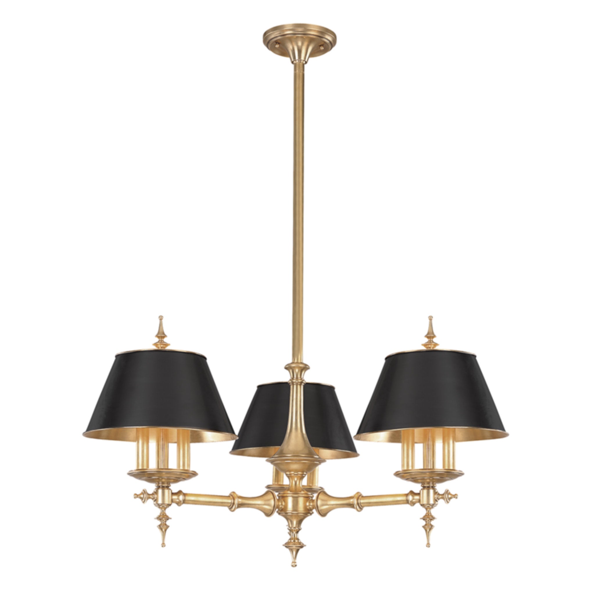 Cheshire 9-Light Chandelier in Aged Brass 36L x 36W x 19H