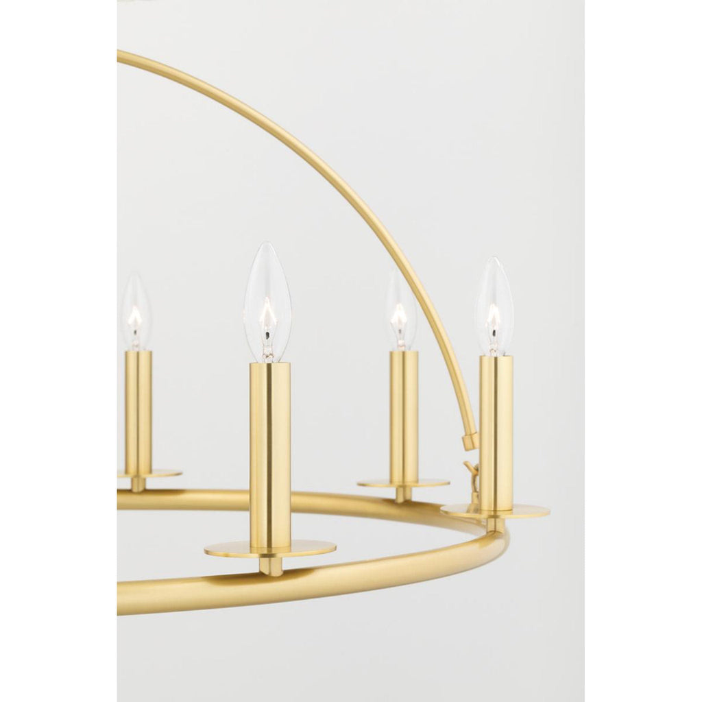 Howell 20-Light Chandelier in Aged Iron 47L x 47W x 42.25H