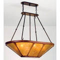 Meyda Tiffany 6 Light Pendant with Handmade Shade