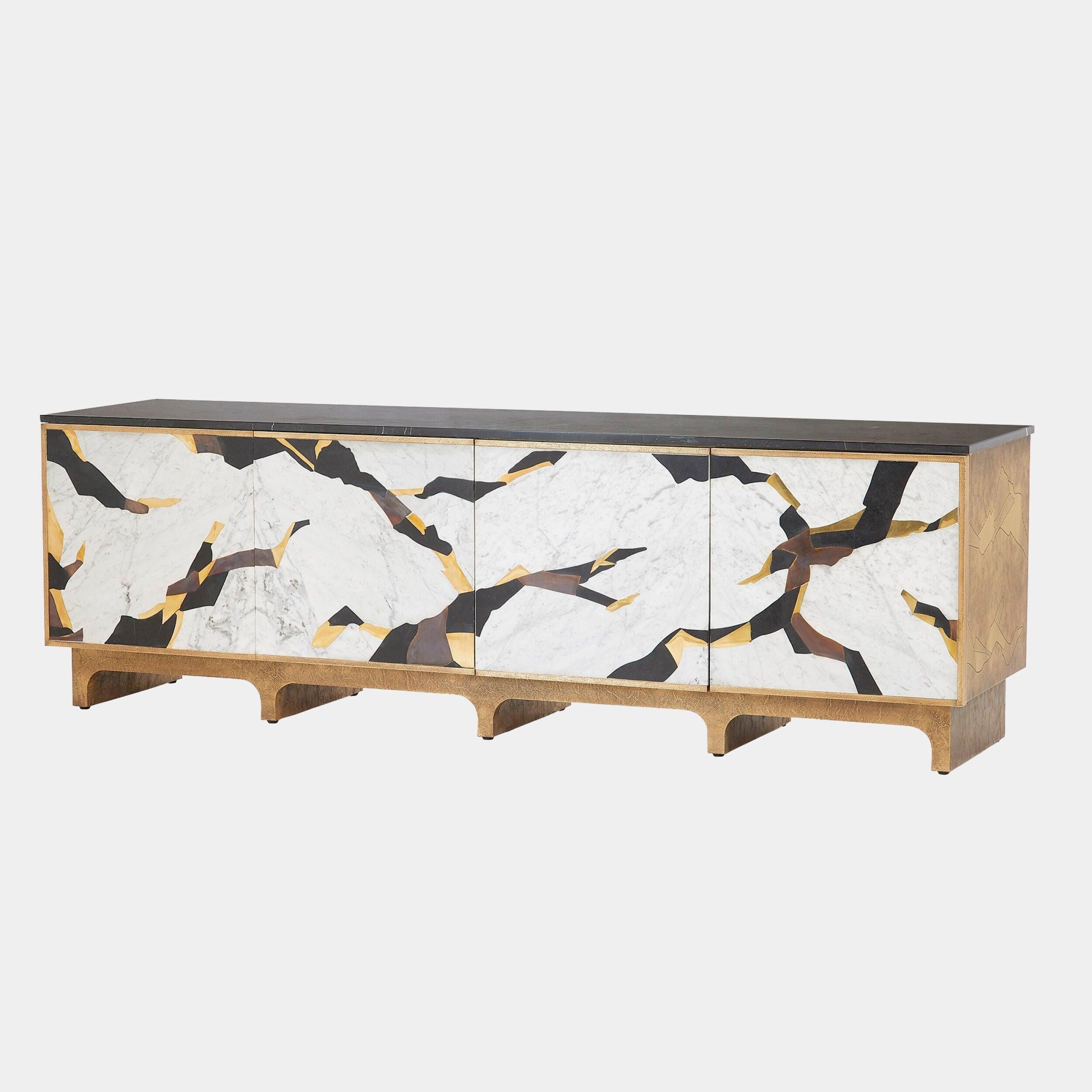 Global Views Sorprendente Inlay Cabinet