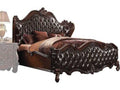 Versailles Cherry Poplar Wood Upholstered California King Panel Bed