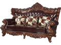 Forsythia Brown Leather Sofa