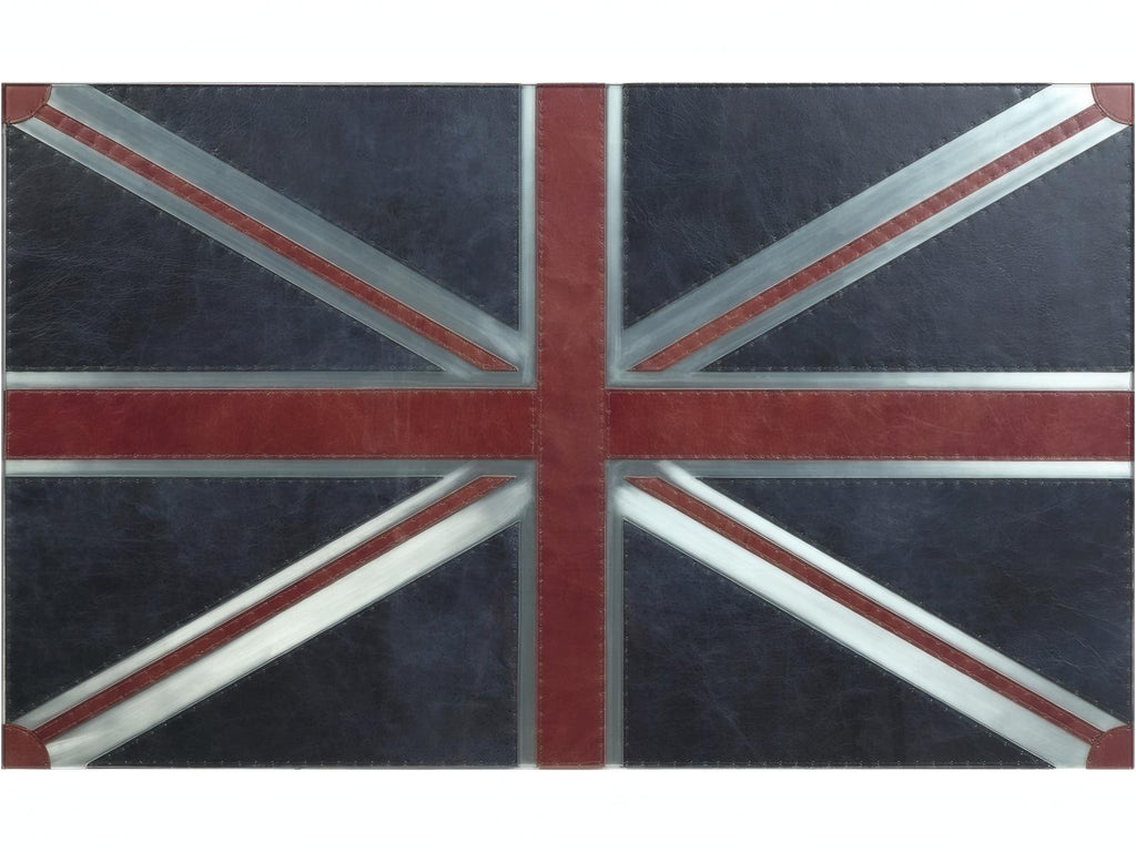Brancaster Coffee Table Aluminum with Union Jack Top