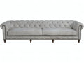 Ofer 3-Seat Vintage White Top Grain Leather Sofa