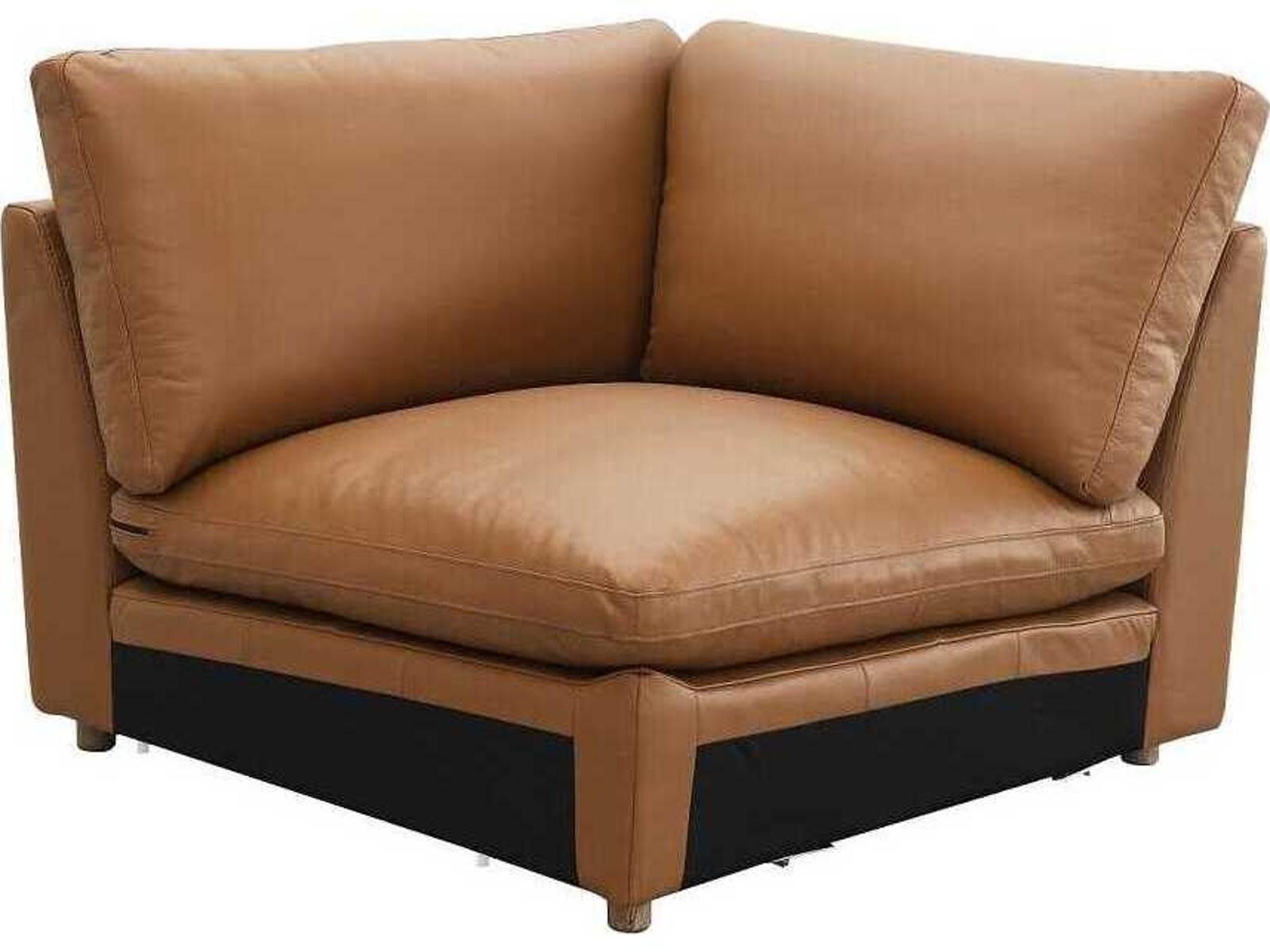 Brighton Brown Leather Sectional Sofa