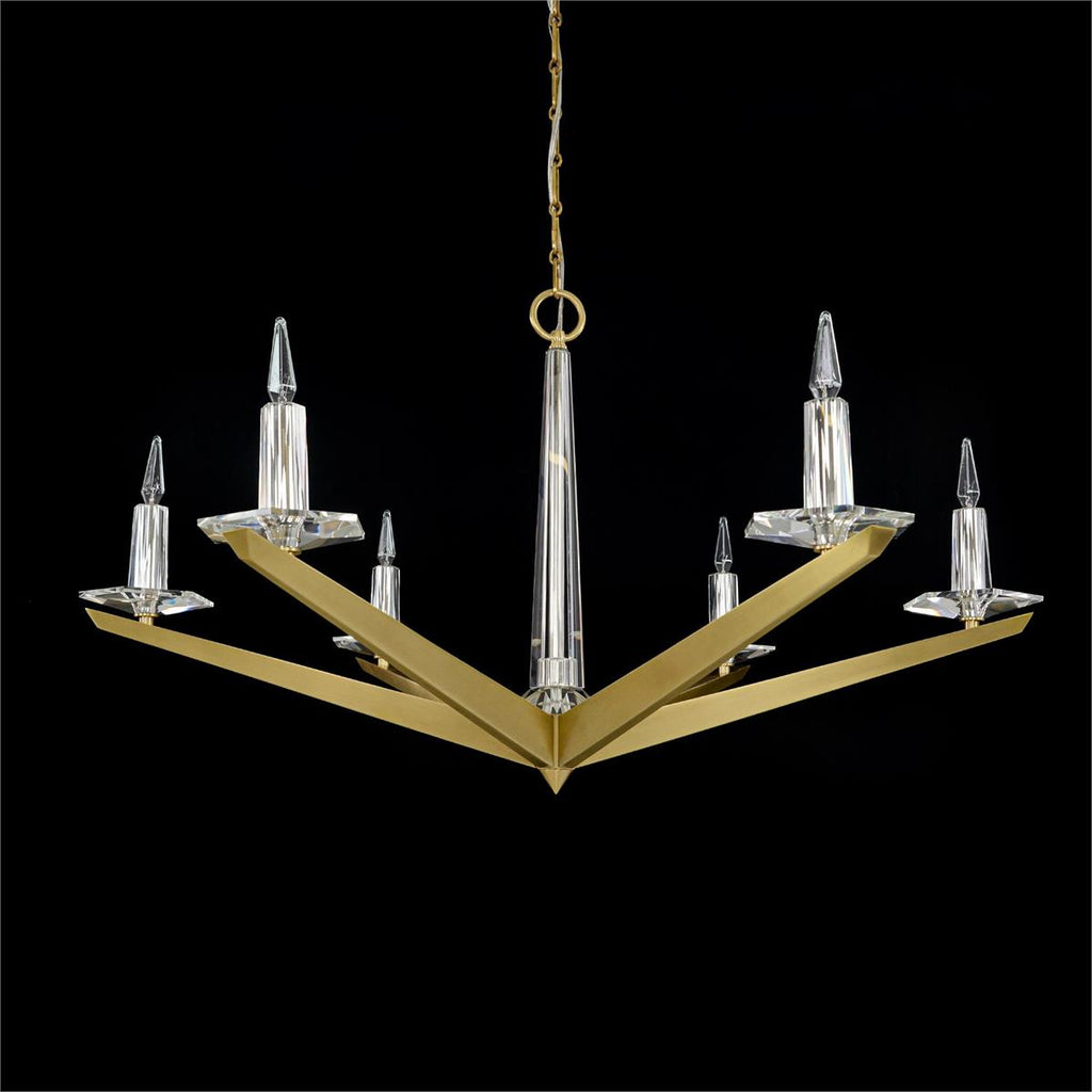 John Richard Antares Six Light Chandelier, Large