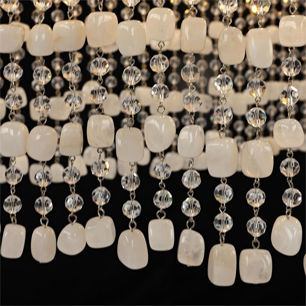 John Richard Crystal Veil Six-Light Horizontal Chandelier