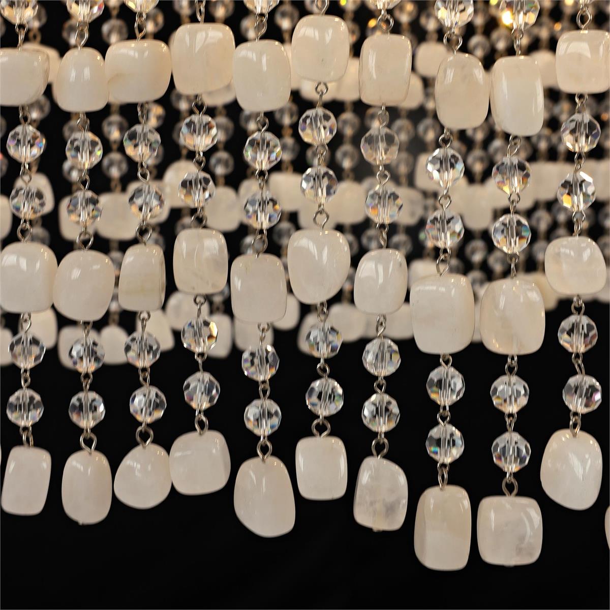 John Richard Crystal Veil Six-Light Horizontal Chandelier