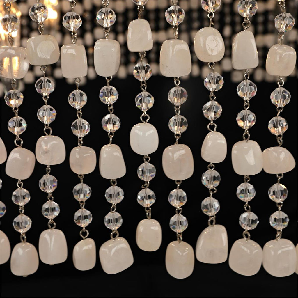 John Richard Crystal Veil Twelve-Light Chandelier