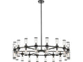 Alora Lighting 36-Light Revolve Chandelier Urban Bronze with Clear Glass