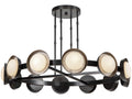 Alora Lighting Alonso LED Chandelier in Urban Bronze with Alabaster