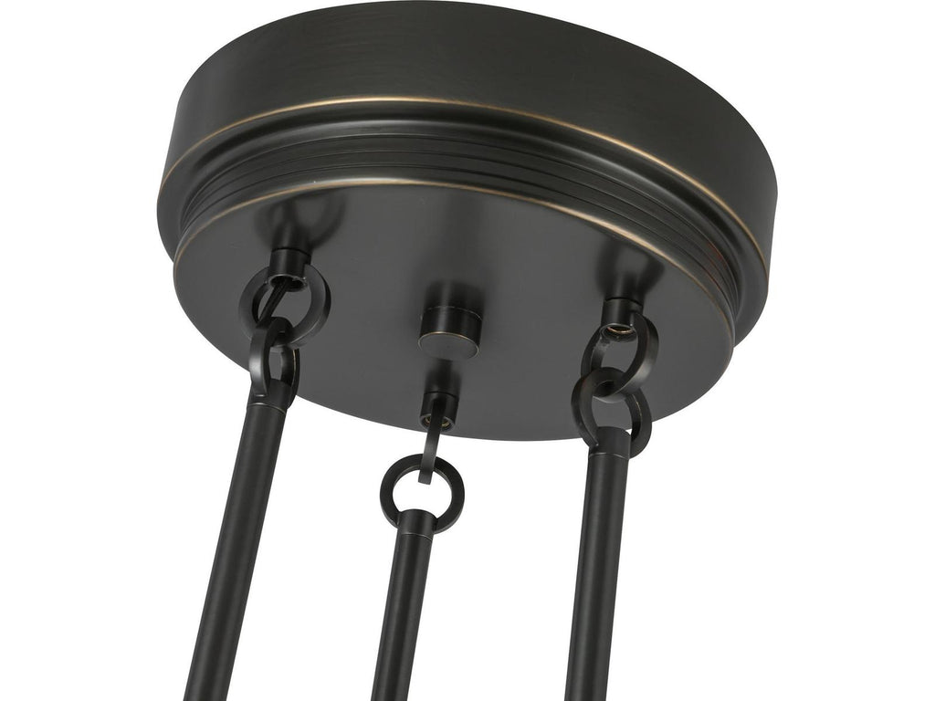 Alora Lighting Colette LED Chandelier in Urban Bronze and Alabaster