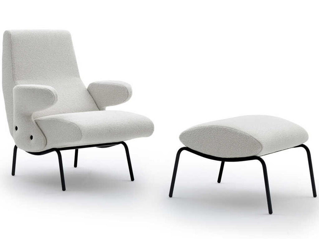 Delfino Upholstered Armchair by Erberto Carboni