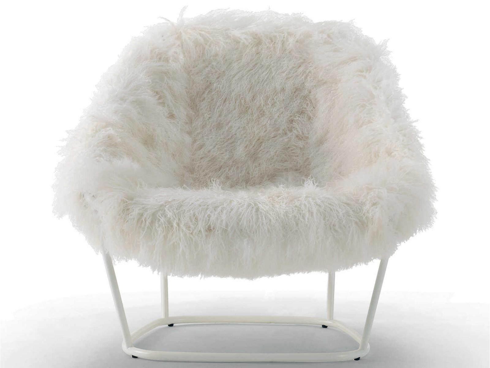 Katrin Fur Accent Chair