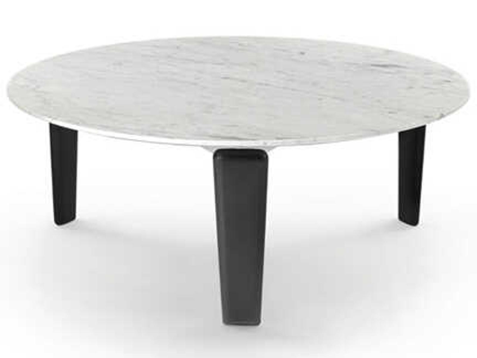 Tablet Round Marble Coffee Table