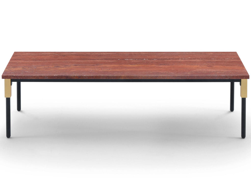 Match Rectangular Marble Coffee Table