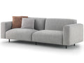 Naviglio Modular 3-Seat Sofa Fabric or Leather Upholstery