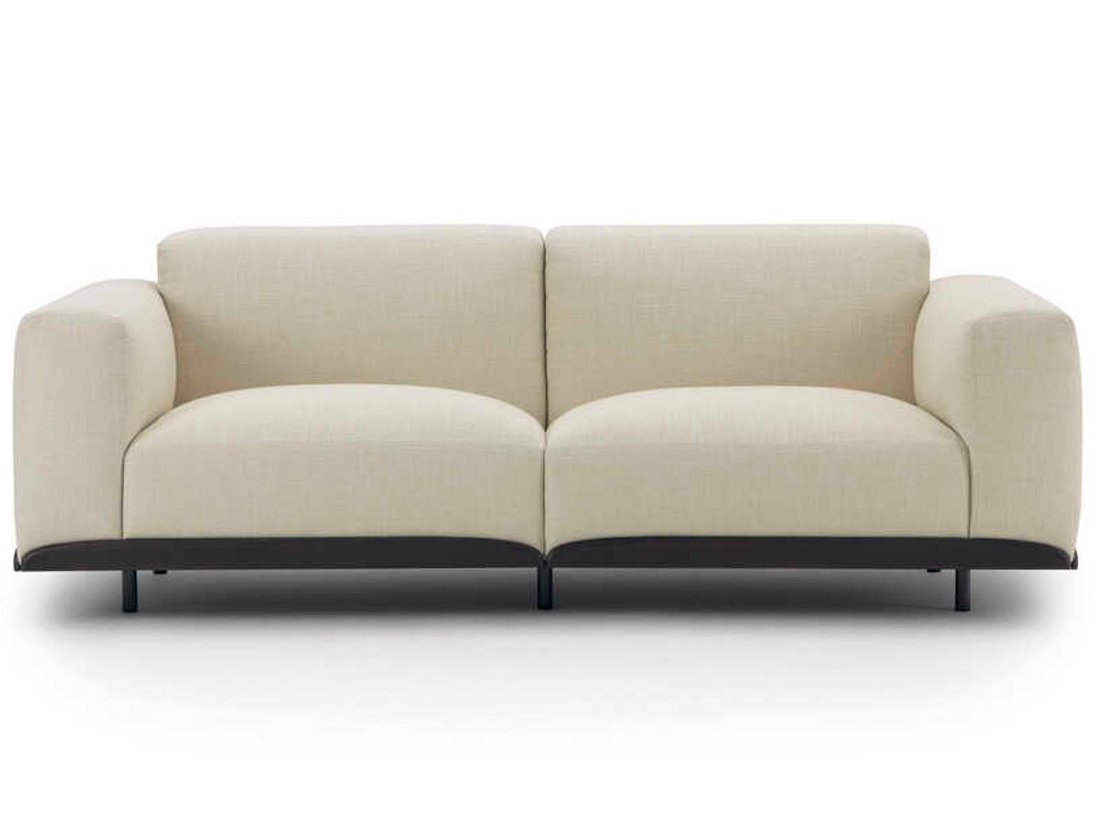 Claudine L Upholstered 3-Seat Sofa with Metal Details