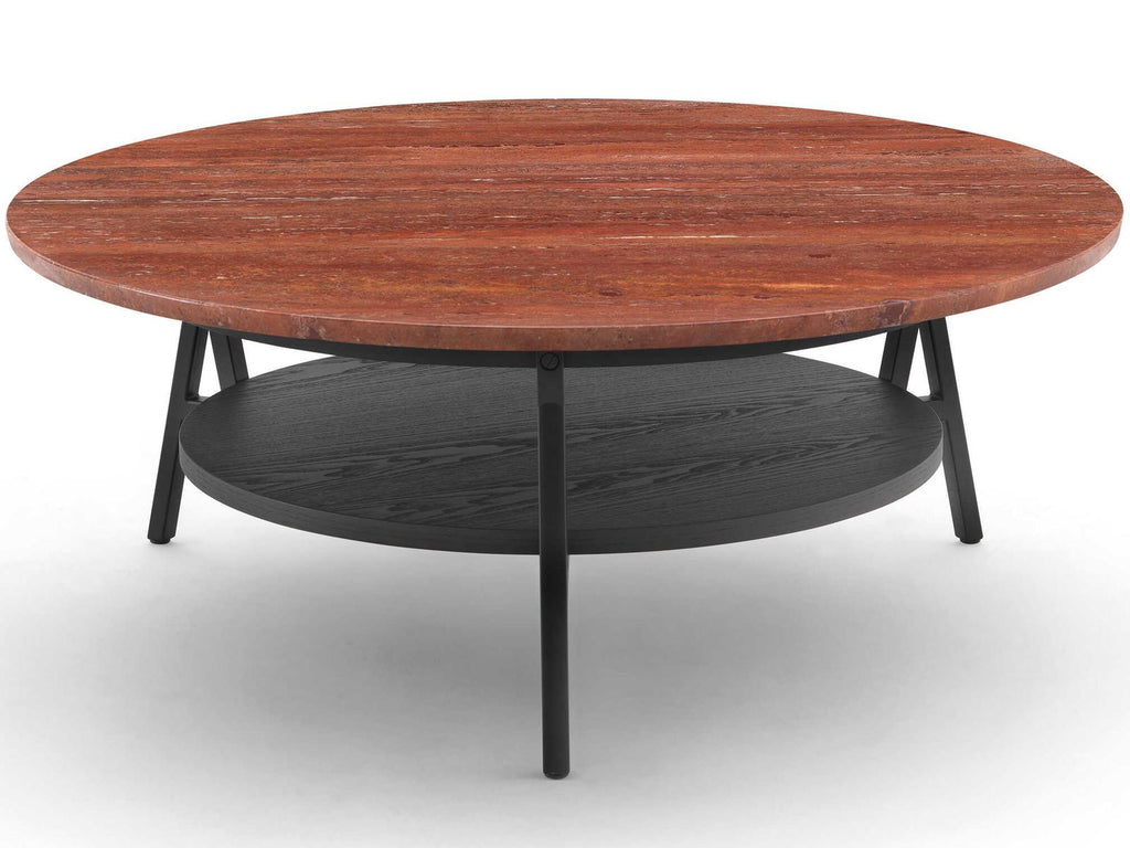Cradle Round Marble Coffee Table by Neri and Hu