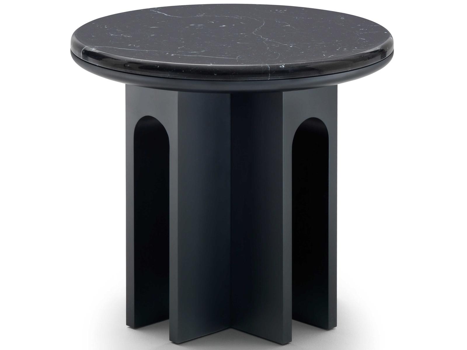 Arcolor Round Marble End Table