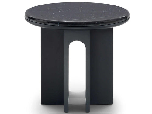 Arcolor Round Marble End Table