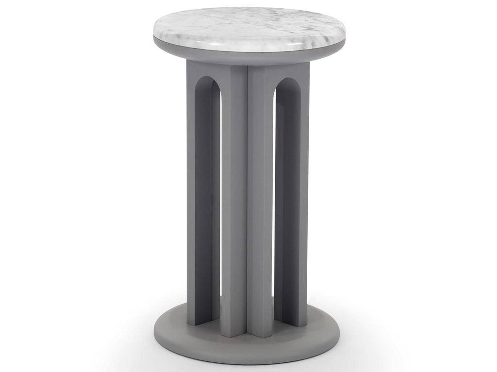 Arcolor Round Marble End Table