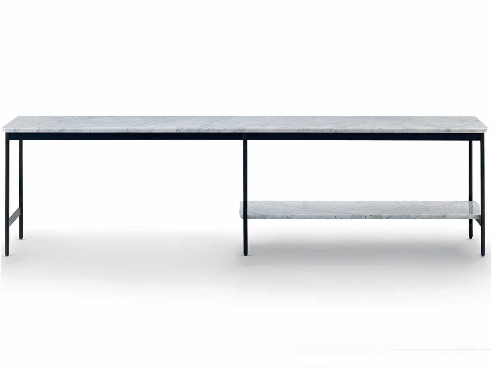Capilano Rectangular Marble Console Table